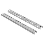 Coppia di montanti per installazione fast and easy 1-2 Moduli per quadri 405x500 mm - GEWISS GW46436F