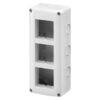 Contenitore Per Apparecchi System Verticale Protetto 6 Posti Moduli 2x3 Grigio Ral 7035 IP40 - GEWISS GW27022