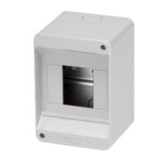 Centralino Protetto Senza Porta Pareti con centrini di foratura predisposto per alloggiamento morsettiere IP40 4 Moduli - GEWISS GW40023