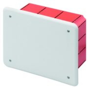 Cassetta Derivazione e connessione per pareti in muratura Dimensioni 160x130x70 mm Coperchio Bianco RAL9016 - GEWISS GW48005