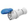 Presa Mobile Diritta Hp Ip44/Ip54 2P+T 16A 200-250V 50/60Hz Blu 6H Cablaggio A Vite - GEWISS GW62004