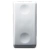 Pulsante Unipolare 250V NA 10A Luminoso con lente neutra sostituibile 1 Modulo System White - GEWISS GW20515