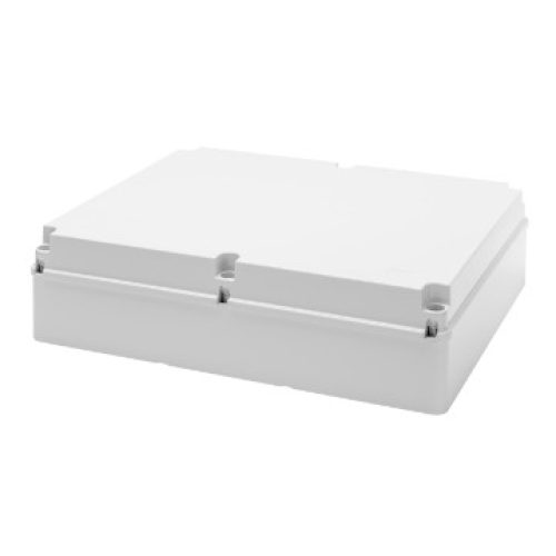 Cassetta di derivazione con coperchio basso a vite pareti lisce IP56, 460x380x120 - GEWISS GW44211