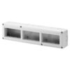 Contenitore Per Apparecchi System Protetto 12 Posti Moduli 4x3 Grigio Ral 7035 IP40 - GEWISS GW27007