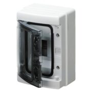 Centralino Stagno con pareti lisce predisposto per alloggiamento morsettiere IP65 4 Moduli - GEWISS GW40101