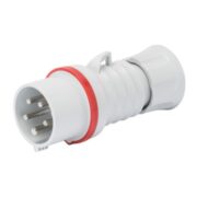 Spina Mobile Diritta IP44/IP54 2P+T 16A 380-415V Rosso 9H - GEWISS GW60007