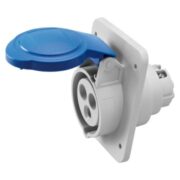 Presa Fissa Incasso 10° IP44/54 2P+T 32A 200-250V, Blu, 6H - GEWISS GW62216H
