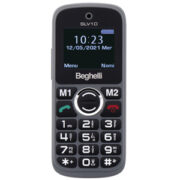 Salvavita Phone 10, Cellulare GSM, Tasto SOS, Dual Sim, Nero - BEGHELLI 1130