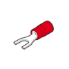 Confezione Capocorda Rosso a forcella Vite 5 mm (100 PEZZI) - CEMBRE RF-U5