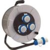 Avvolgicavo industriale Golia Metallo 30 metri 3 prese CE - FANTON 14350