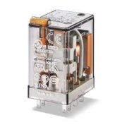 Mini Relè innesto 2 contatti 10A 110V AC - FINDER 553281100040