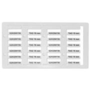 Tessera Tubetto Sistema Marcatura Cavi LUX Bianco 15x4 mm - 768 pz - GRAFOPLAST SI2K02W/15N