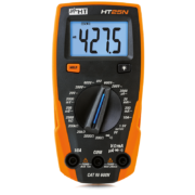 Multimetro Digitale Compatto, Tensione AC/DC fino a 600V e Corrente DC fino a 10A , CAT III, HT25N - HT ITALIA HR00025N