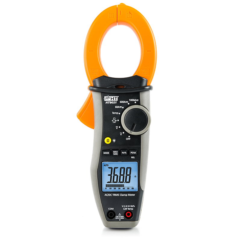Pinza Amperometrica AC/DC TRMS CAT IV 600V con misura di temperatura - HT ITALIA HP009021