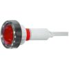Segnalatore Neon 220V Rosso Foro 20 - ELCART 040825000