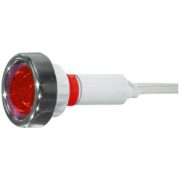 Segnalatore Neon 220V Rosso Foro 20 - ELCART 040825000