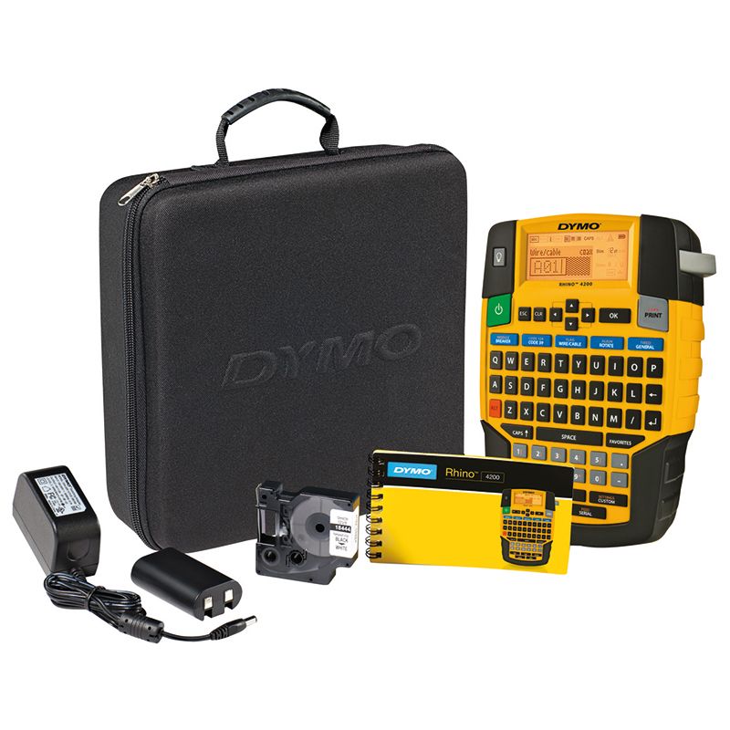 Kit Valigetta con etichettatrice professionale Dymo Rhinopro 4200 - ELCART 070830400