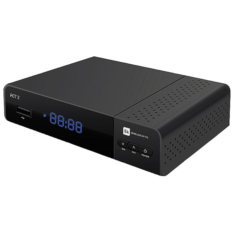 Ekselans Ricevitore Digitale Terrestre DTT DVB-T/T2 H.265 EK, Uscita HDMI 1080P - ELCART 554561900