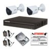 Kit Videosorveglianza HDCVI 4K NVR 8 canali e 2 telecamere 1TB - HILTRON THK82K