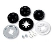 Manopola 0/120 DIN b/n Diametro 270 - FANTINI COSMI 6960-05-4A