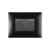 Placca My Life Q 3 Moduli Nera - ELETTROCANALI ECL2883N