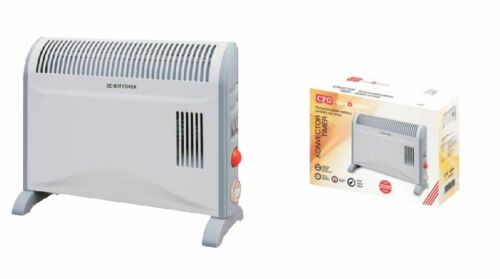 Termoconvettore con timer 2000W, 220 V 50 Hz - CFG E077