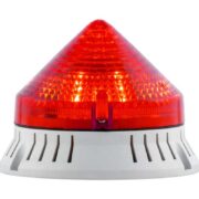 Sirena Segnalatore Luminoso E Acustico Rosso 24V - ELECTRA 33723