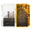 Set Punte per trapano in acciaio rapido, Ø da 1mm a 12mm, 23 pezzi - DEWALT DT70729-QZ