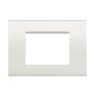 Placca Quadra Living Light 3 Moduli, in Tecnopolimero, Colore Bianca - BTICINO LNA4803BI