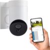 Somfy Telecamera Esterna Wireless con sirena, Casa Connessa, Smart Home, Bianca - BFT 2401560