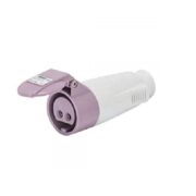Presa Mobile Diritta IP44 2P 16A 20-25V, Viola - GEWISS GW62064