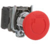 Pulsante Arresto Emergenza Ø22 testa fungo Ø40 rosso sblocco a rotazione 2NC+1NO - SCHNEIDER XB4BS84441