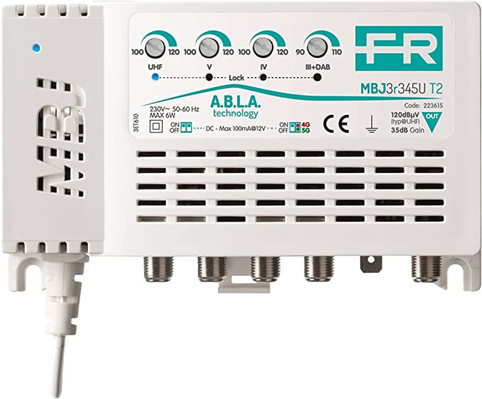 Centralino a 3 ingressi Mbj3R3Uu T2 Centr. 3In 3+Dab,U,U T2 - FRACARRO 223616