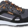 Scarpe basse antinfortunistiche Beta Active, Tomaia in pelle scamosciata, Microfibra idrorepellenti con inserti in carbon, Resistenza fino a 200 Joule - BETA TOOLS 073150543