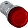 Lampada spia con LED integrato ROSSO, 230Vc.a. - ABB CL2523R