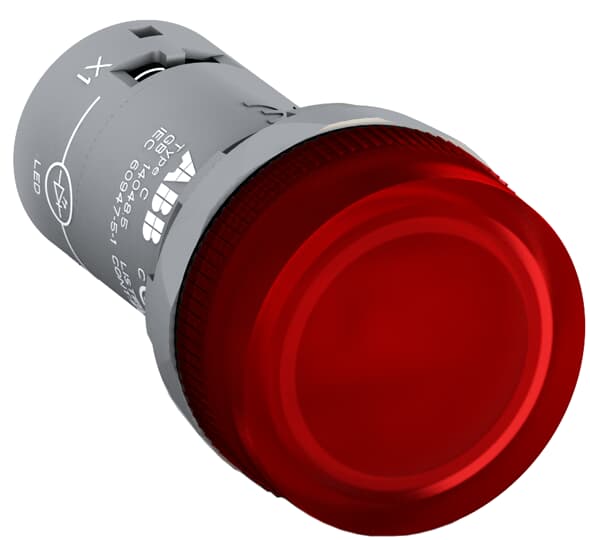 Lampada spia con LED integrato ROSSO, 230Vc.a. - ABB CL2523R