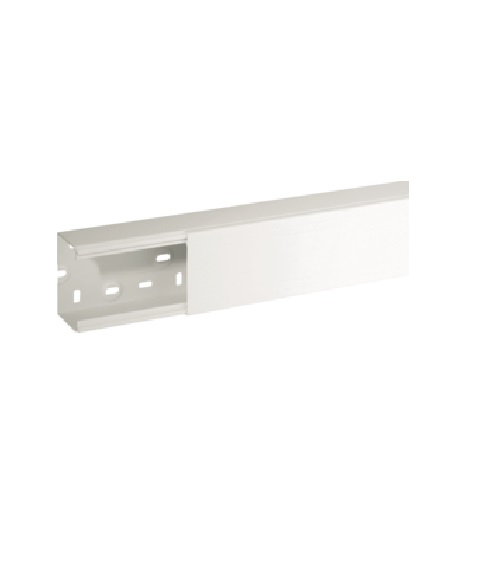 TA-N 80x60 W Canalina porta apparecchi e porta cavi, Bianco (2 METRI) - BOCCHIOTTI B01858
