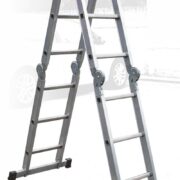 Scala Professionale Snodabile A Posizionamento Automatico Con Doppia Basetta Stabilizzatrice, 2 MT, Portata 120 kg - FRIGERIO SCA 3043/3