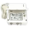 Amplificatore con 1 ingresso e 2 uscite (VHF+UHF) da interno autoalimentato - FRACARRO 223235