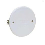 Coperchio per scatole tonde da incasso, diametro 85mm, bianco, con griffe - GEWISS GW24220