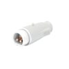 Spina Mobile Diritta Ip44 2P 16A 40-50V 50-60Hz Bianco 12H Cablaggio A Vite - GEWISS GW60066