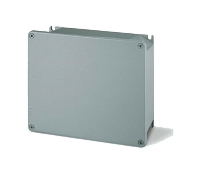 Cassetta Di Derivazione 166X142X64Mm Ip66/Ip67/Ip69 Grigio Lega Alluminio Pressofuso - SCAME 653.02