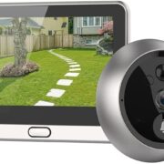 EZVIZ Spioncino Digitale 1080p Video Spioncino Senza Fili con Monitor 4,3" Pollici, Suoneria Campanello Integrata, Visione Notturna,Rilevamento Movimento PIR, Audio Bidirezionale - HIKVISION 318500032
