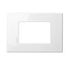 Placca Axolute Air 3 Moduli Bianco Materiale Metallo - BTICINO HW4803HD
