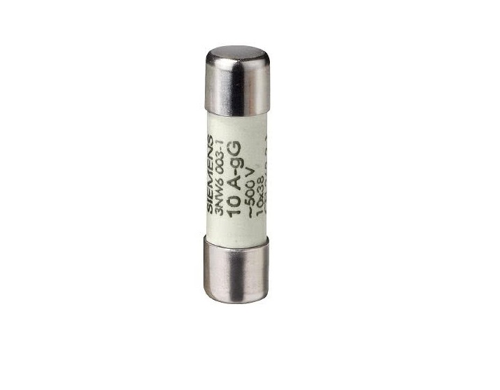 Cartuccia Fusibile Cilindrica, 10 x 38 mm, 25 A, gG, Un AC500 V - SIEMENS 3NW60101