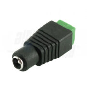 Adattatore da presa DC ø5,5-2,1mm a morsetto - ALPHA ELETTRONICA 28-07