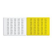 Etichette in policarbonato adesivo stampabili con CaburJet 9x20 (500 PEZZI) - CABUR TA209AW