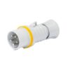Spina Mobile Diritta Hp Ip44/Ip54 3P+N+T 16A 100-130V 50/60Hz Giallo 4H Cablaggio A Vite - GEWISS GW60003H