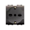 Compatibile "Bticino Living International" Presa italiana/tedesca trivalente con sicurezza 10/16A 2p+T - ELETTROCANALI ECL4050