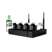 Kit Wi-Fi, Nvr, 4 Ipc Bullet 2Mp, Hdd 1Tb - COMELIT WIKIT004S02NB